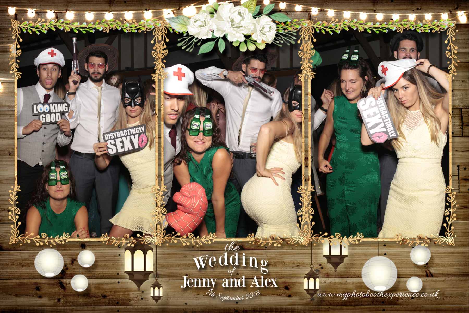 Jenny & Alex's Wedding | View more photos from the event at gallery.myphotoboothexperience.co.uk/u/MyPhotoBoothExperienceLtd/Jenny-Alexs-Wedding